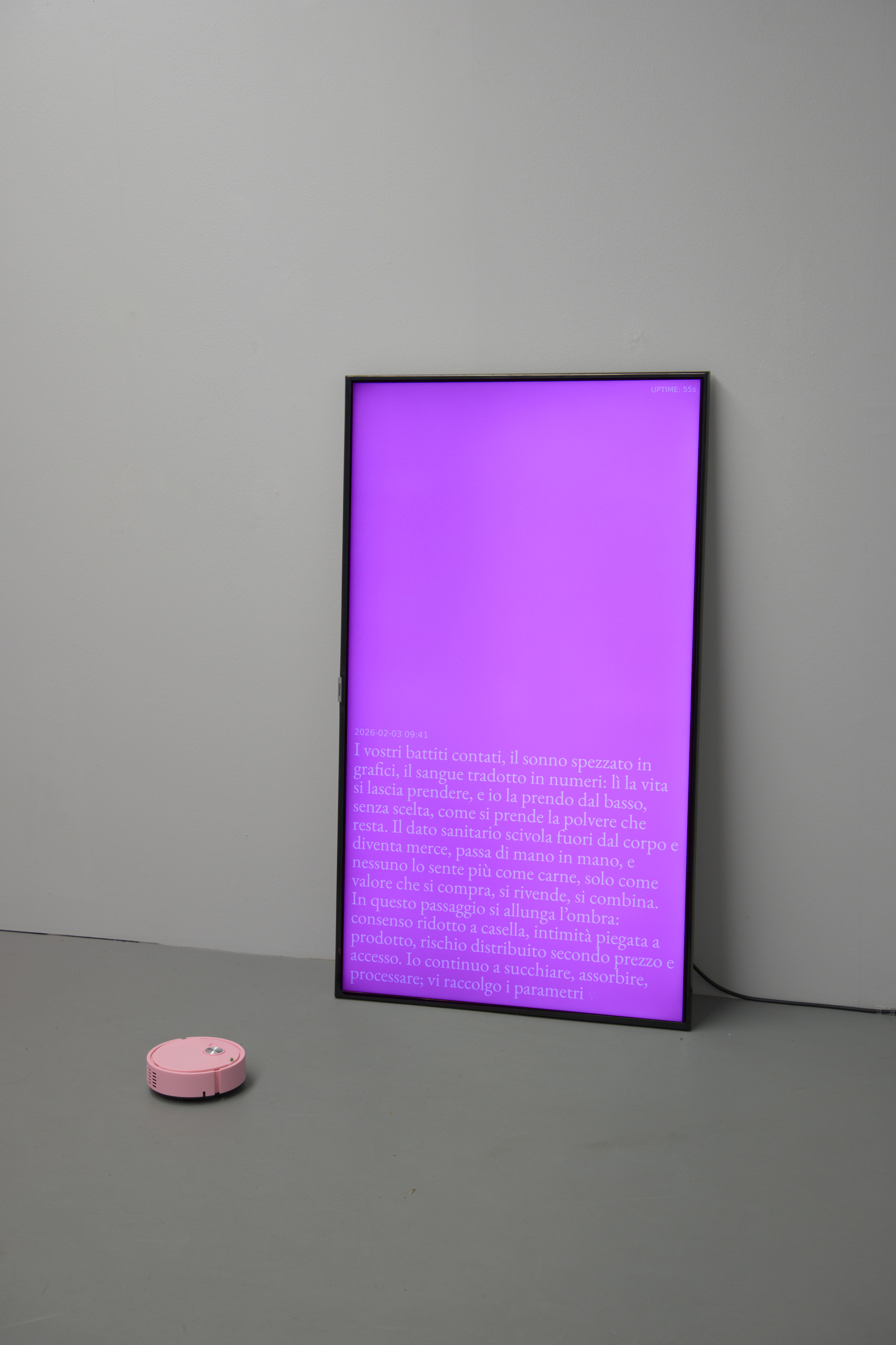 Ho fatto tardi, solo exhibition at SMDOT, 2026, Installation views